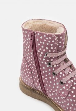 Friboo Niños LEATHER - Botines Con Cordones - Mauve -Friboo Ventas 2024 0ed5f5e6948242d6ac5f6250e89a3a1d