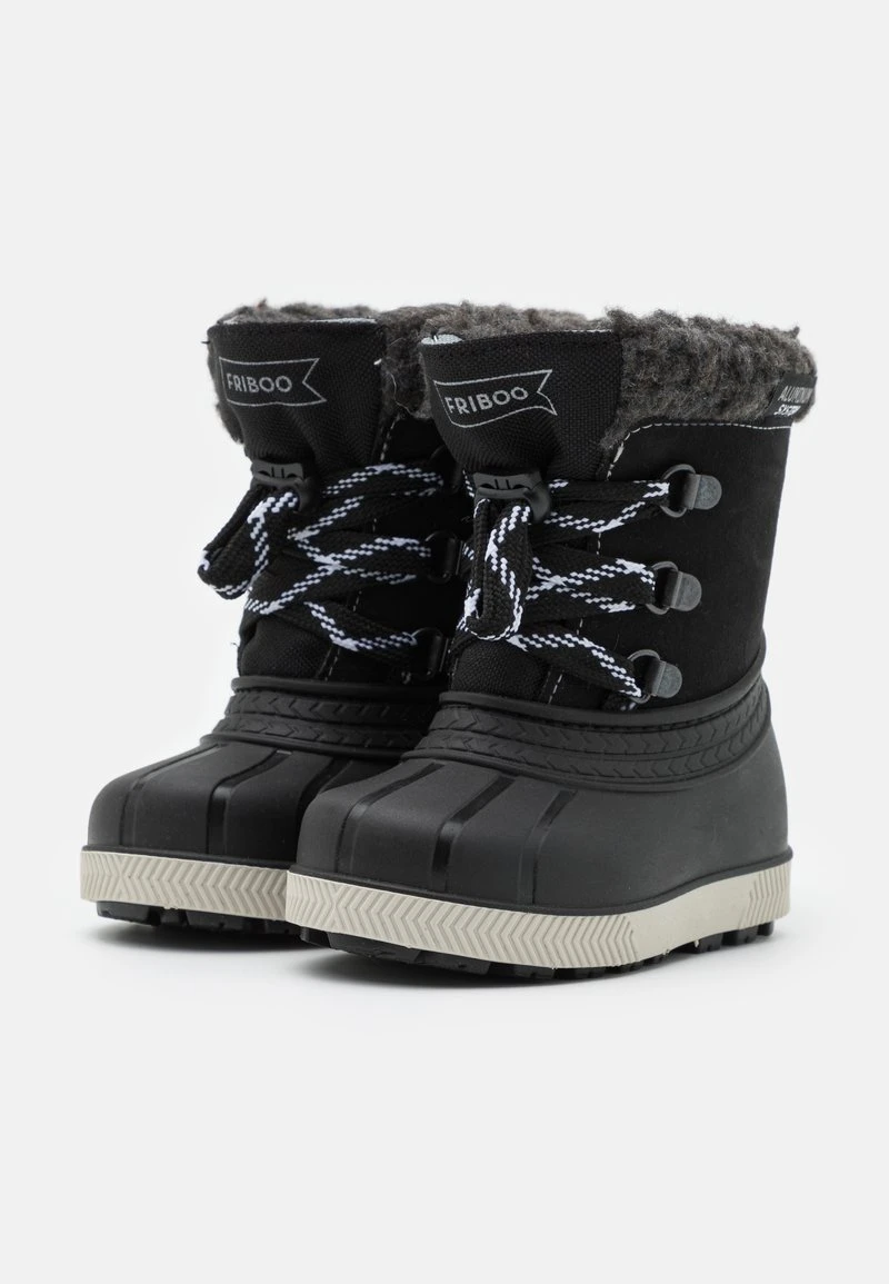 Friboo Niños Botas Para La Nieve - Black 4 Friboo Niños Botas Para La Nieve - Black - Imagen 2