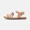Friboo Niños LEATHER STRAPPY SANDALS - Sandalias - Rose Gold/coloured