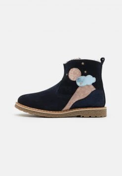 Friboo Niños LEATHER - Botines - Dark Blue