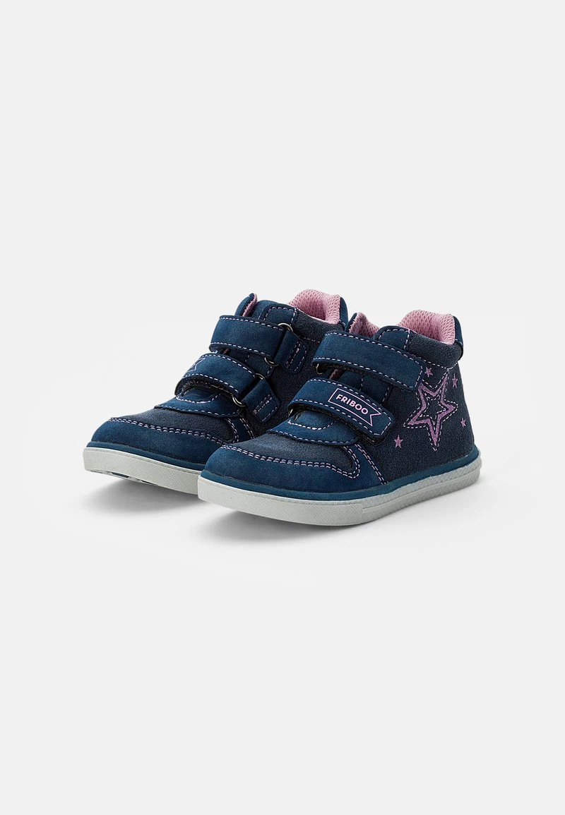 Friboo Niños LEATHER BOOTIES - Zapatillas Altas - Dark Blue 4 Friboo Niños LEATHER BOOTIES - Zapatillas Altas - Dark Blue - Imagen 2
