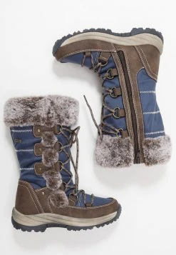 Friboo Niños Botas Para La Nieve - Brown