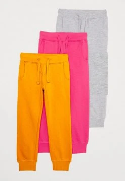 Friboo Niños 3 PACK - Pantalones Deportivos - Berry/light Grey/ochre