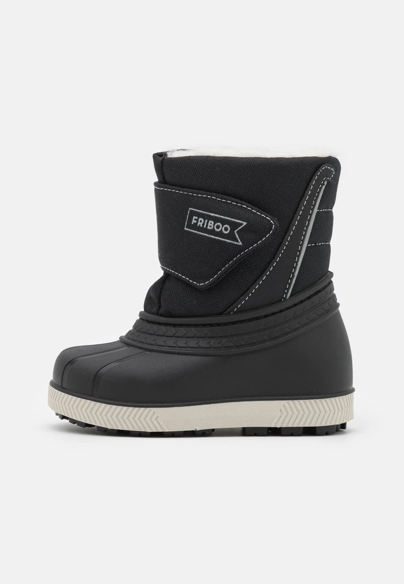 Friboo Niños Botas Para La Nieve - Black 3 Friboo Niños Botas Para La Nieve - Black