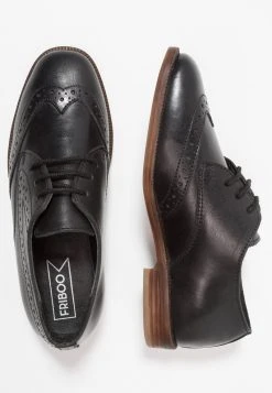 Friboo Hombre LEATHER - Zapatos De Vestir - Black