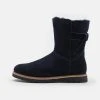 Friboo Niños LEATHER - Botas Para La Nieve - Dark Blue -Friboo Ventas 2024 730774f5792b40e8988fada10e674606