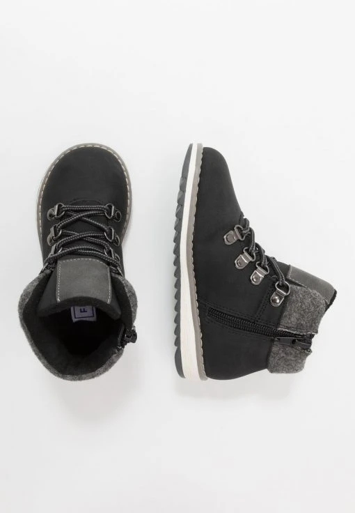 Friboo Niños Botines Con Cordones - Black -Friboo Ventas 2024 7b26bfa9a9fd4ac48a67f46bbda89c5f