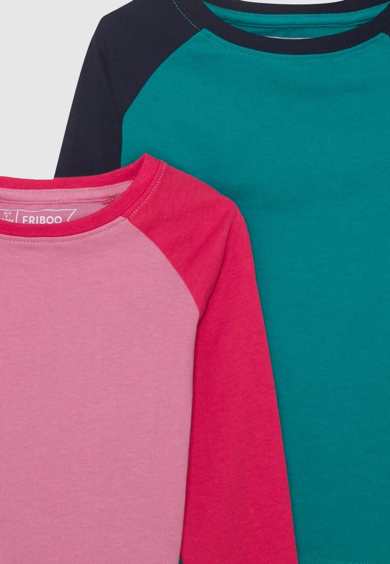 Friboo Niños 4 PACK - Camiseta De Manga Larga - Pink/dark Blue/turquoise 6 Friboo Niños 4 PACK - Camiseta De Manga Larga - Pink/dark Blue/turquoise - Imagen 4