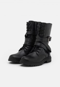 Friboo Niños LEATHER - Botas Con Cordones - Black -Friboo Ventas 2024 a6ea1da249cb44eda3a6caf932ad74bf