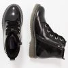 Friboo Niños Botines Con Cordones - Black