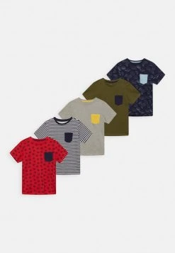 Friboo Niños 5 PACK POCKET TEE - Camiseta Estampada - Multi-coloured / Blue /khaki