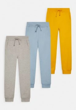 Friboo Niños 3 PACK BASIC BOYS SWEATPANTS - Pantalones Deportivos - Grey, Ochre, Blue