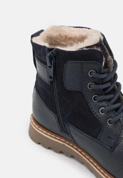 Friboo Niños LEATHER - Botines Con Cordones - Dark Blue -Friboo Ventas 2024 e073c4215c58405091f384228d22a137
