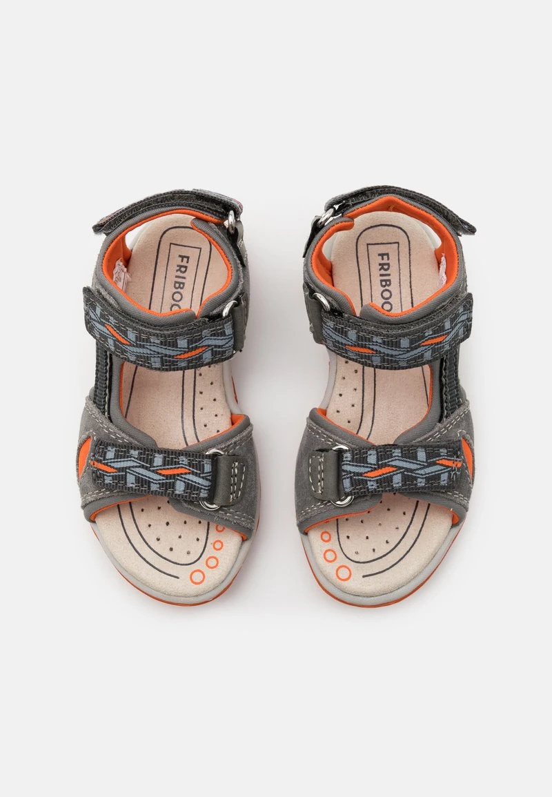 Friboo Niños LEATHER - Sandalias De Senderismo - Dark Grey 6 Friboo Niños LEATHER - Sandalias De Senderismo - Dark Grey - Imagen 4