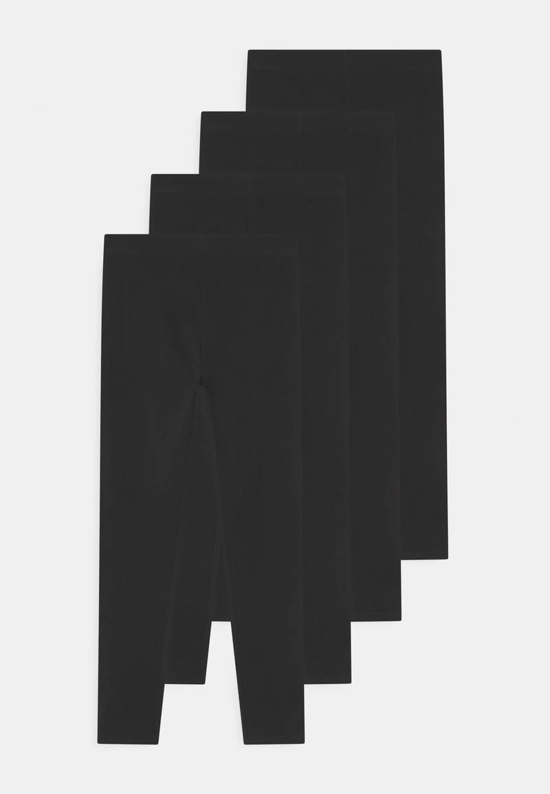 Friboo Niños BASIC GIRLS 4 PACK - Leggings - Black 3 Friboo Niños BASIC GIRLS 4 PACK - Leggings - Black