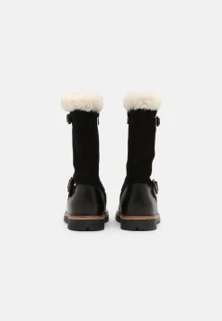 Friboo Niños LEATHER - Botas Para La Nieve - Black -Friboo Ventas 2024 f120d7ece1e04ad3b27cdbc8c82a8187