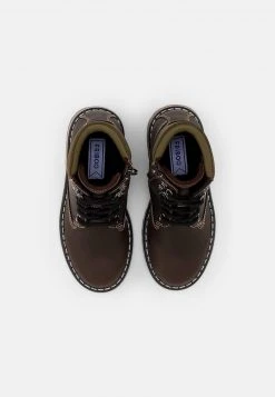 Friboo Niños BOOTIES - Botines Con Cordones - Dark Brown -Friboo Ventas 2024 f5d374034af84e6a9391b5f3b93f51b5