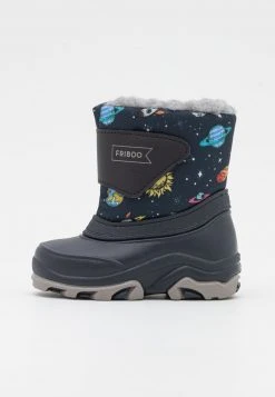 Friboo Niños Botas Para La Nieve - Blue/dark Blue