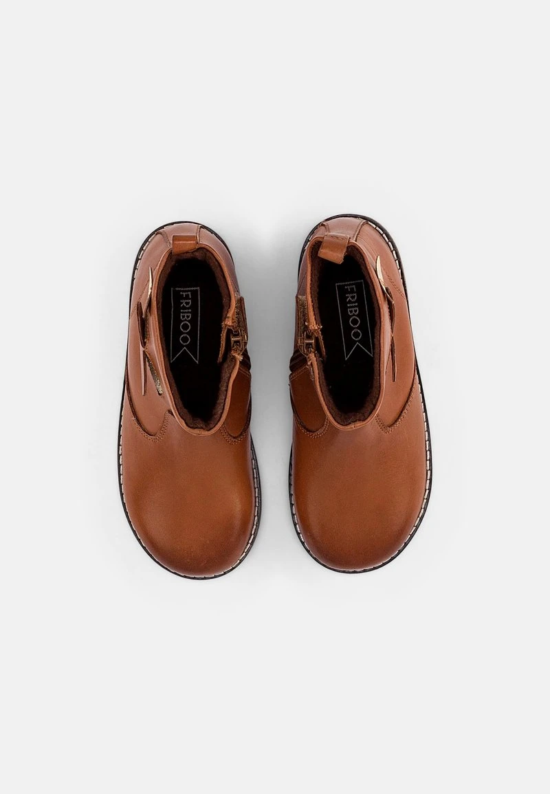 Friboo Niños LEATHER BOOTIES - Botines - Cognac 6 Friboo Niños LEATHER BOOTIES - Botines - Cognac - Imagen 4